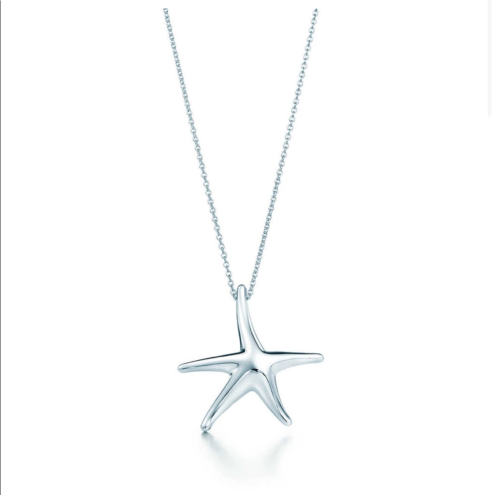 Tiffany Elsa Peretti Starfish Pendant - silver